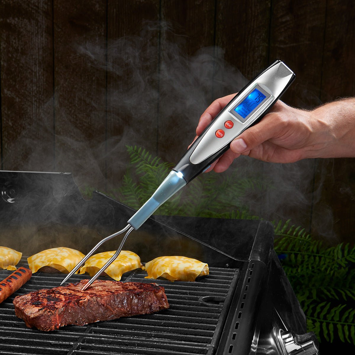 100912-z1.jpg Digital BBQ Fork by Sharper Image - Image 1