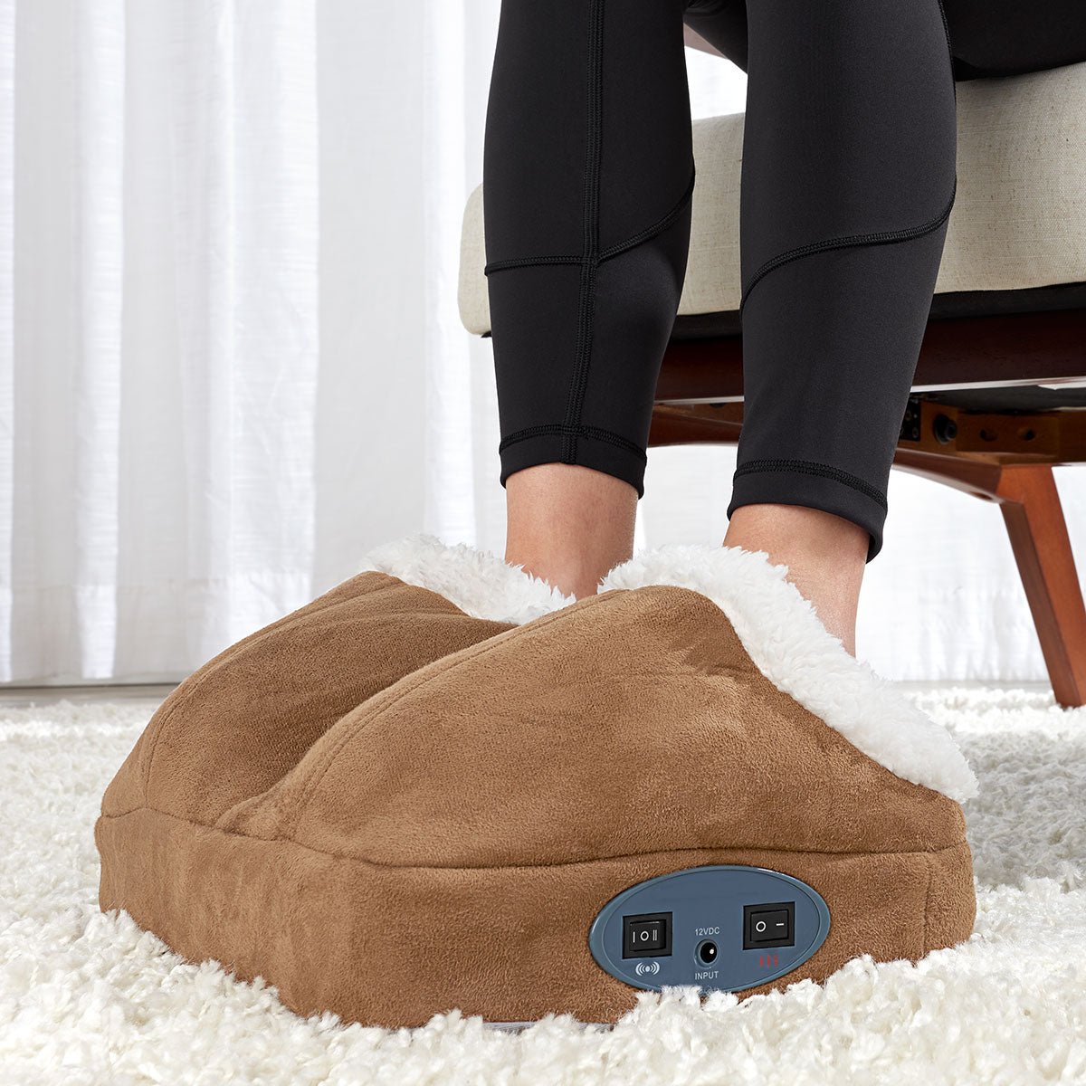 205761-z1_NEW.jpg Warming Foot Massager by Sharper Image - Image 1