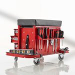 Rolling Toolbox Stool by Sharper Image