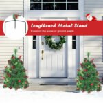 2-Ft. Cordless Pre-Lit Walkway Trees (Set of 2) - Image 5