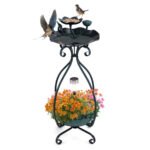 Solar Bird Bath Feeder and Planter