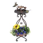 Solar Bird Bath Feeder and Planter - Image 20