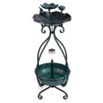 Solar Bird Bath Feeder and Planter - Image 8