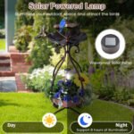 Solar Bird Bath Feeder and Planter - Image 16