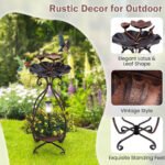 Solar Bird Bath Feeder and Planter - Image 14