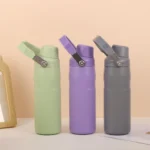 1000ml Stainless Steel Sport Coffee Tumbler Vacuum Flask Water Bottles With Drinking Directly Mouth