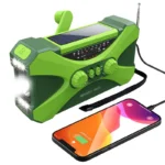 10000mAh Emergency Flashlight Torch Power Bank Solar Radio with Flashlight Aste Solar Hand Crank USB AM FM NOAA Weather Radios Home Outdoor Emergency Equipment - Image 2