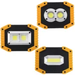 30W USB LED COB Light Outdoor 3 Modes Work Light Camping Emergency Lantern Flashlight Spotlight Searchlight Camping Light - Image 2