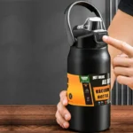 1500ml Large Capacity Portable Thermos Bottle with Straw, 304 Stainless Steel, Thermal Mug, Cup, Coffee Cup, Sports Flasks, Cold and Hot Water Bottle - Image 2