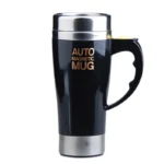 450ml Automatic Electric Mug Stirring Coffee Cup Stainless Steel Mixer Lazy Self Mixing Tea Milk Drinking Cups