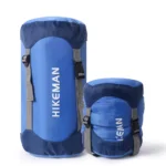 HIKEMAN Compression Sack for Sleeping Bag 210T Polyester Water Repellent Packing Stuff Storage Bag for Outdoors Travel Camping Hiking