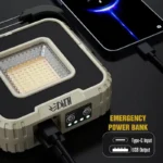 2024 1000LM Super Bright Portable LED Spotlight Camping Lamp 3000mAh LED Work Light Rechargeable Outdoor Waterproof Working Light - Image 5