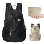 Ultralight Foldable Backpack,Waterproof Hiking Pack for Trekking Travel,Compact Long-lasting Small Bag with Adjustable Straps