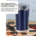 8 Blades Coffee Bean Grinder Electric Electric Spice Food Processor Food Mixer 200W Powerful Spice Grinder Electric Grain Mills - Image 6