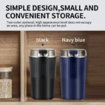 8 Blades Coffee Bean Grinder Electric Electric Spice Food Processor Food Mixer 200W Powerful Spice Grinder Electric Grain Mills - Image 5